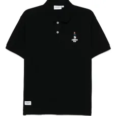 рубашка поло с вышитым логотипом