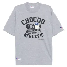 футболка с логотипом из коллаборации с Russell Athletic