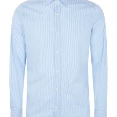 полосатая рубашка на пуговицах