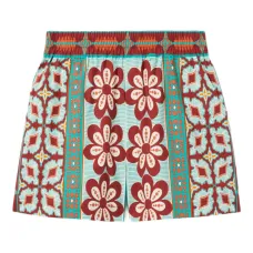 шорты с цветочным принтом