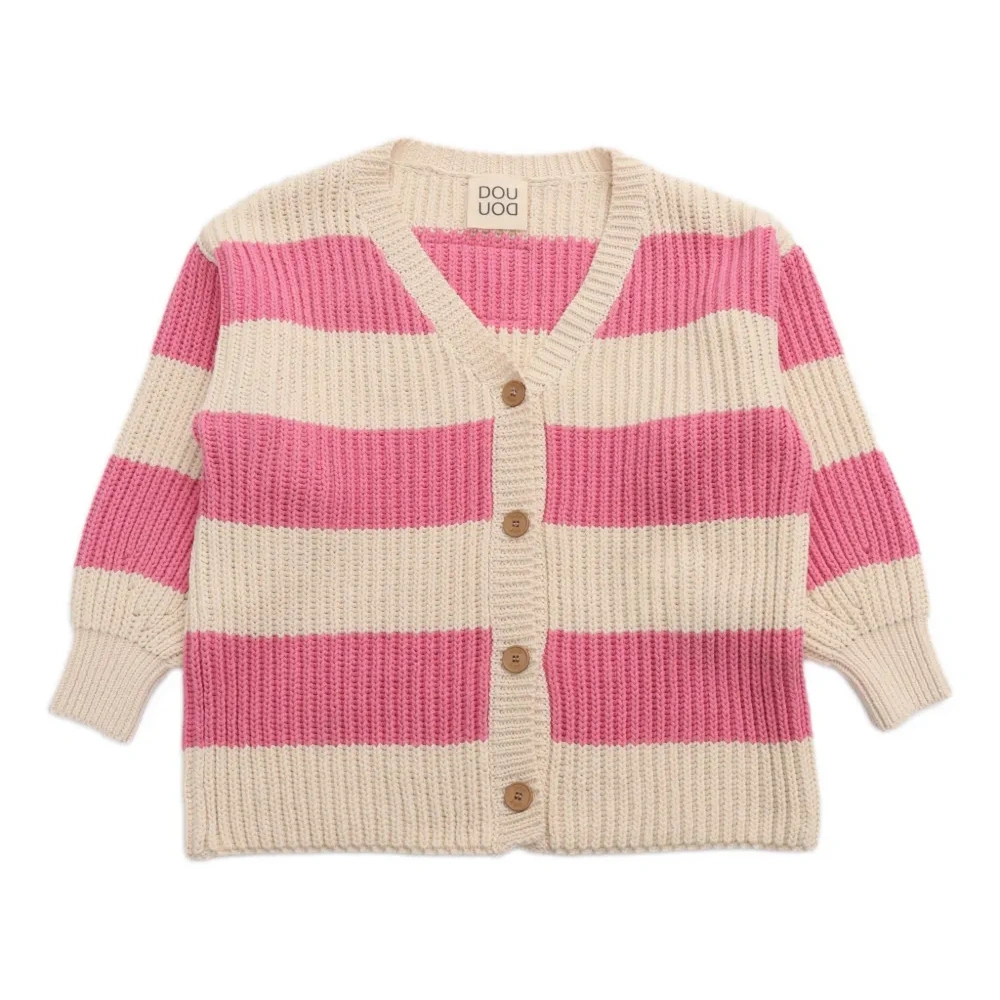 кардиган в полоску