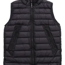 дутый жилет на молнии