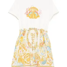 платье с графичным принтом