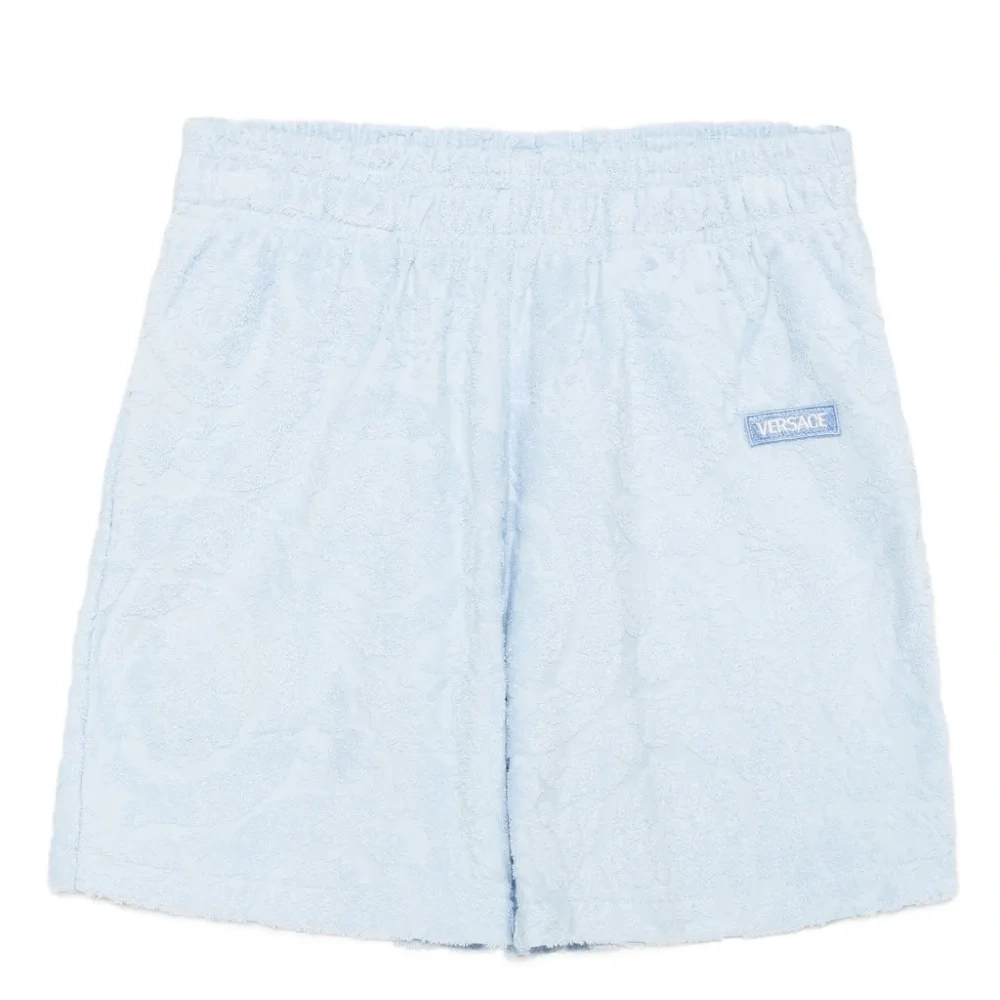 шорты с вышитым логотипом