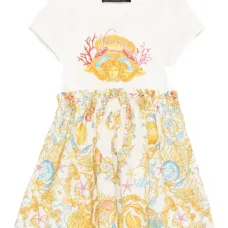 платье с графичным принтом