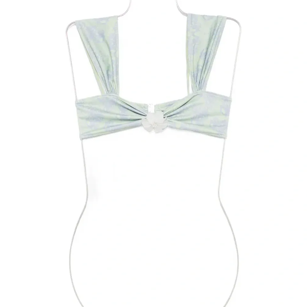 топ бикини с принтом