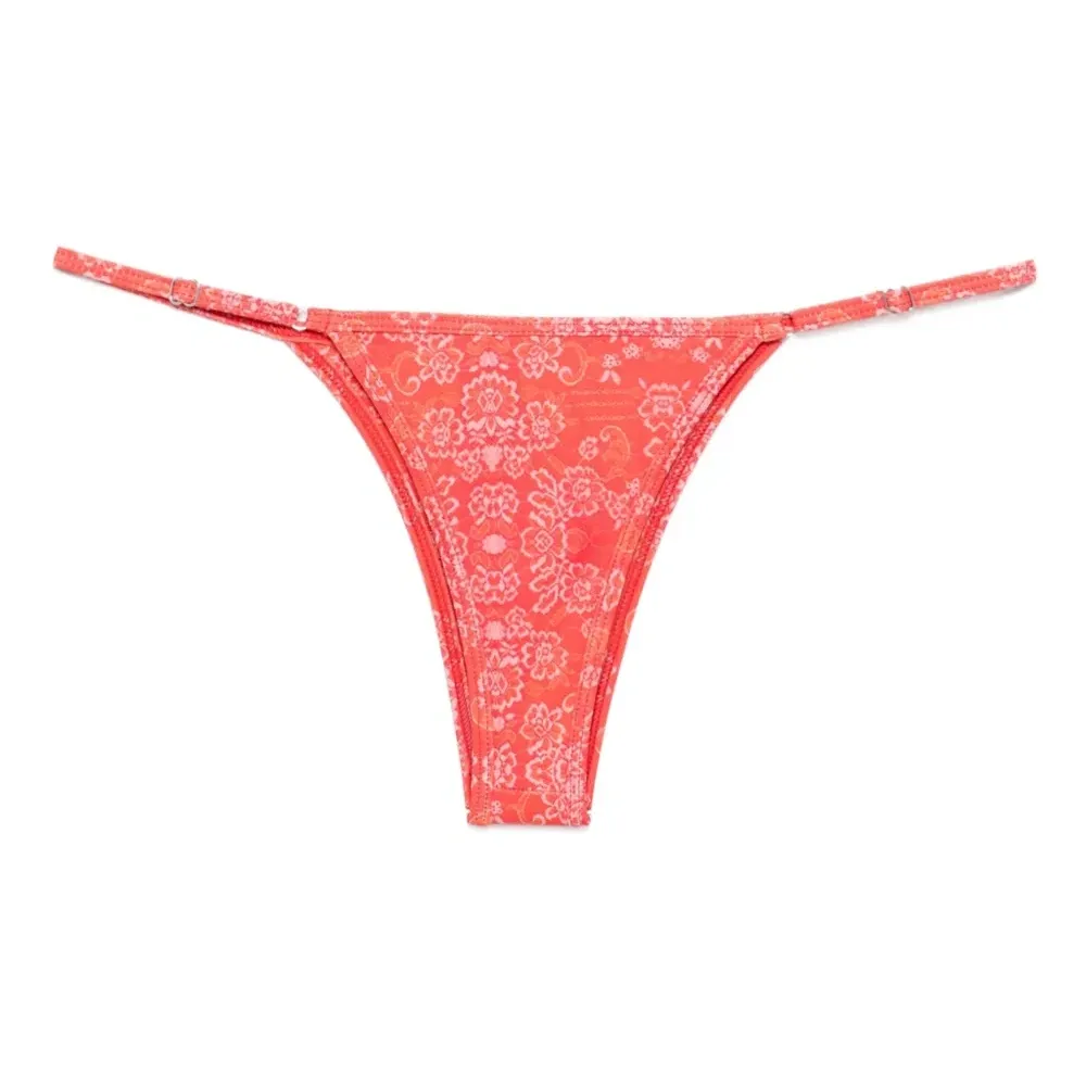 плавки бикини с цветочным принтом