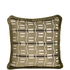 Подушка Erin с бахромой и геометричным узором Подушка Erin с бахромой и геометричным узором