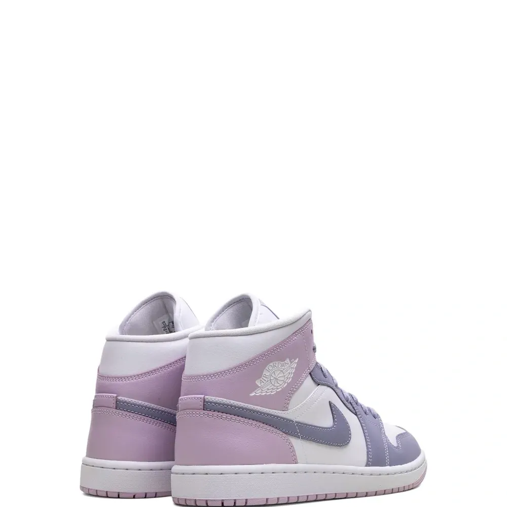 кроссовки Jordan 1 Mid Indigo Haze/White/Doll кроссовки Jordan 1 Mid Indigo Haze/White/Doll