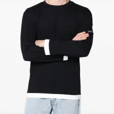 многослойная футболка с длинными рукавами