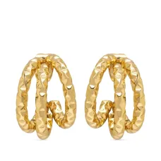 Серьги-кольца Triple Hoop