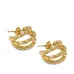 Серьги-кольца Triple Hoop