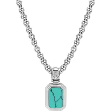 колье с бирюзой и ониксом