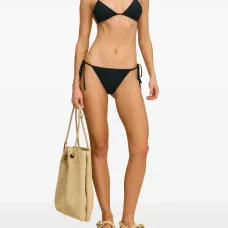 Бикини в рубчик с топом-бандо