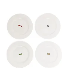 набор So & So из четырех тарелок