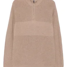 Свитер с контрастной отделкой