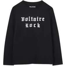 футболка с длинными рукавами и принтом