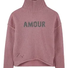 свитер с высоким воротником