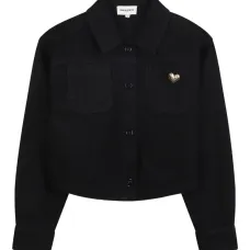 укороченная рубашка на пуговицах укороченная рубашка на пуговицах