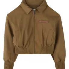 Укороченная куртка на молнии