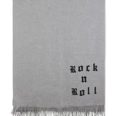 шарф с бахромой