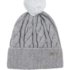 шапка бини фактурной вязки с помпоном шапка бини фактурной вязки с помпоном