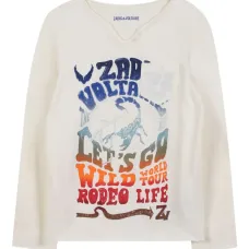 футболка с длинными рукавами и графичным принтом