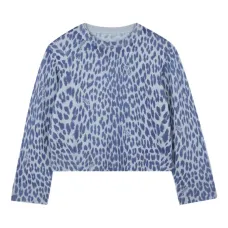 свитер с леопардовым принтом