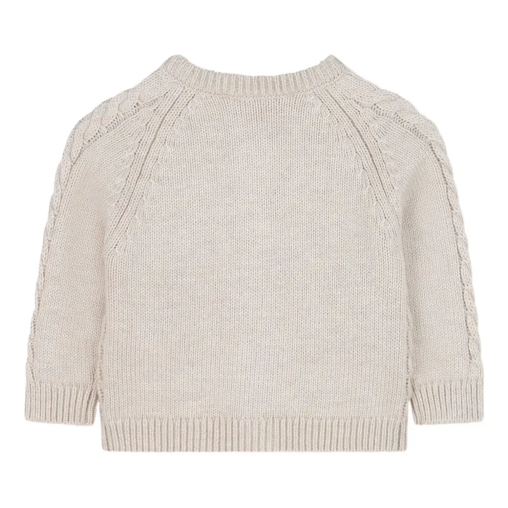 Комплект из топа и брюк фактурной вязки