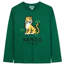 футболка с длинными рукавами и принтом