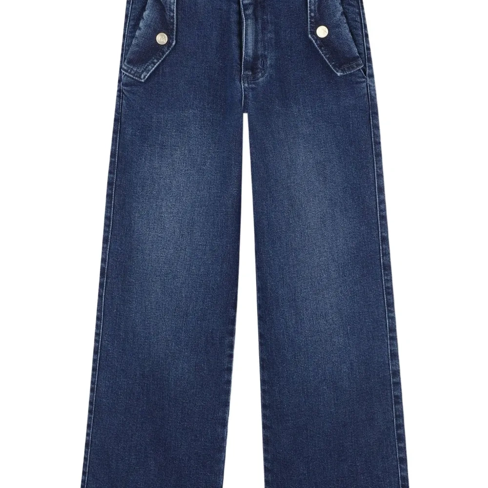 джинсы с подворотами