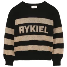 Полосатый свитер с логотипом