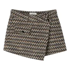 шорты с узором шеврон
