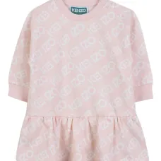 расклешенное платье с логотипом