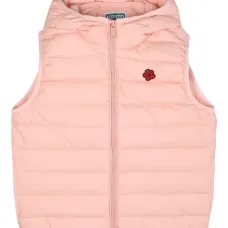 дутый жилет с капюшоном