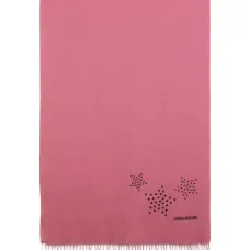 шарф с бахромой