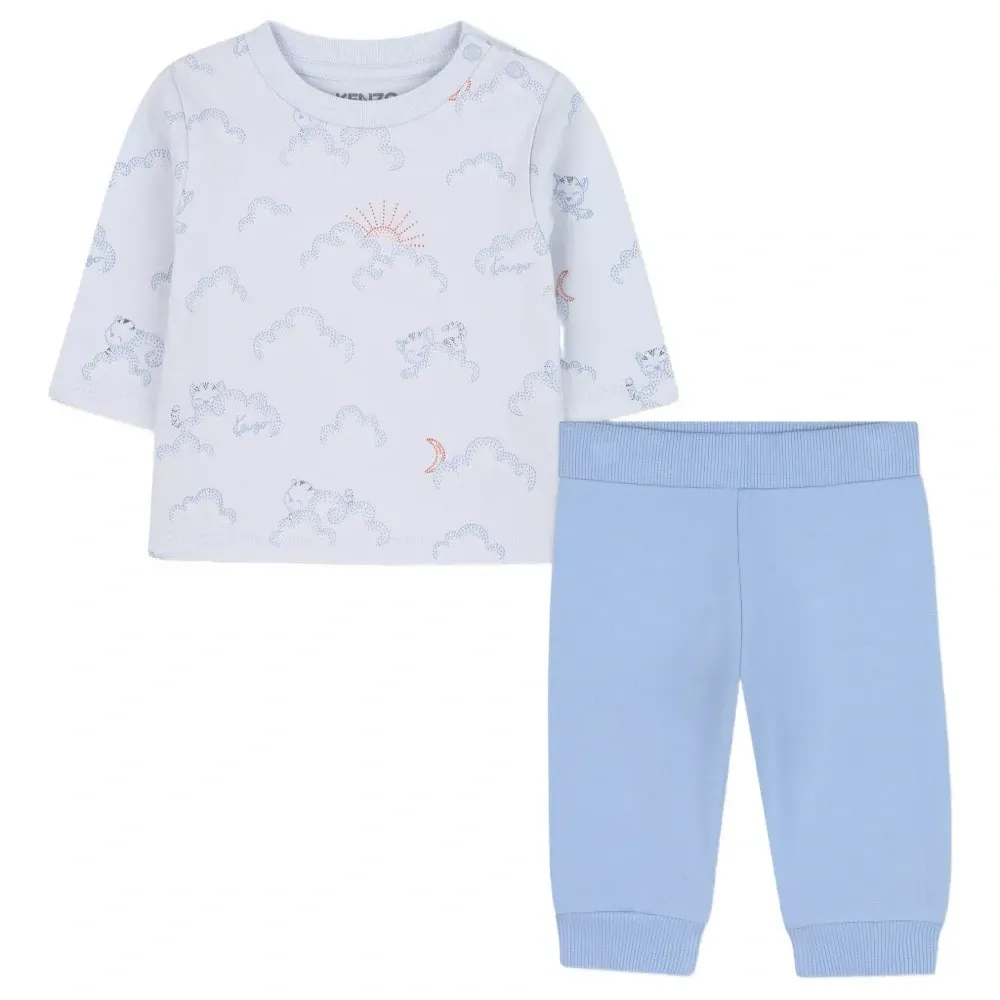 комплект из толстовки и брюк с принтом комплект из толстовки и брюк с принтом