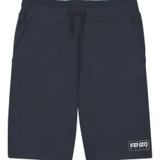 Шорты с кулиской и нашивкой-логотипом Шорты с кулиской и нашивкой-логотипом