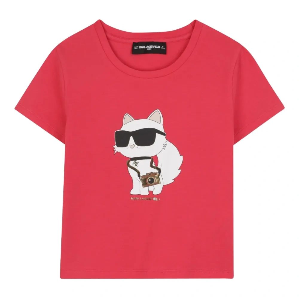 футболка с принтом Choupette