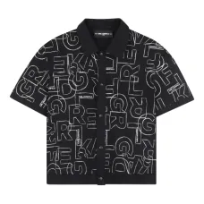 рубашка с короткими рукавами и графичным принтом