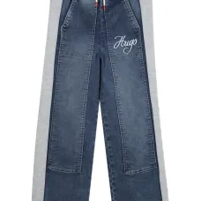 Брюки со вставками и логотипом