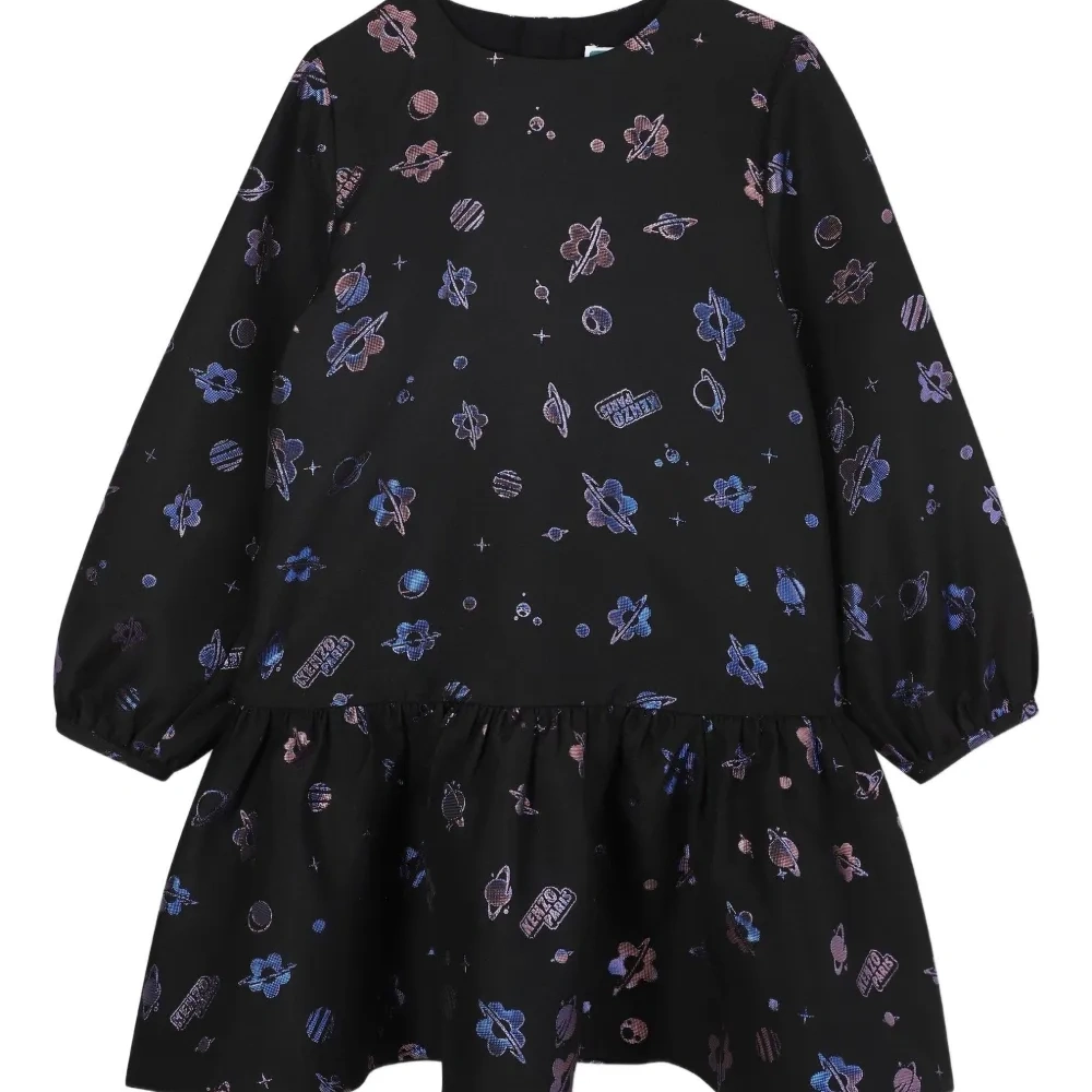 Жаккардовое платье с узором