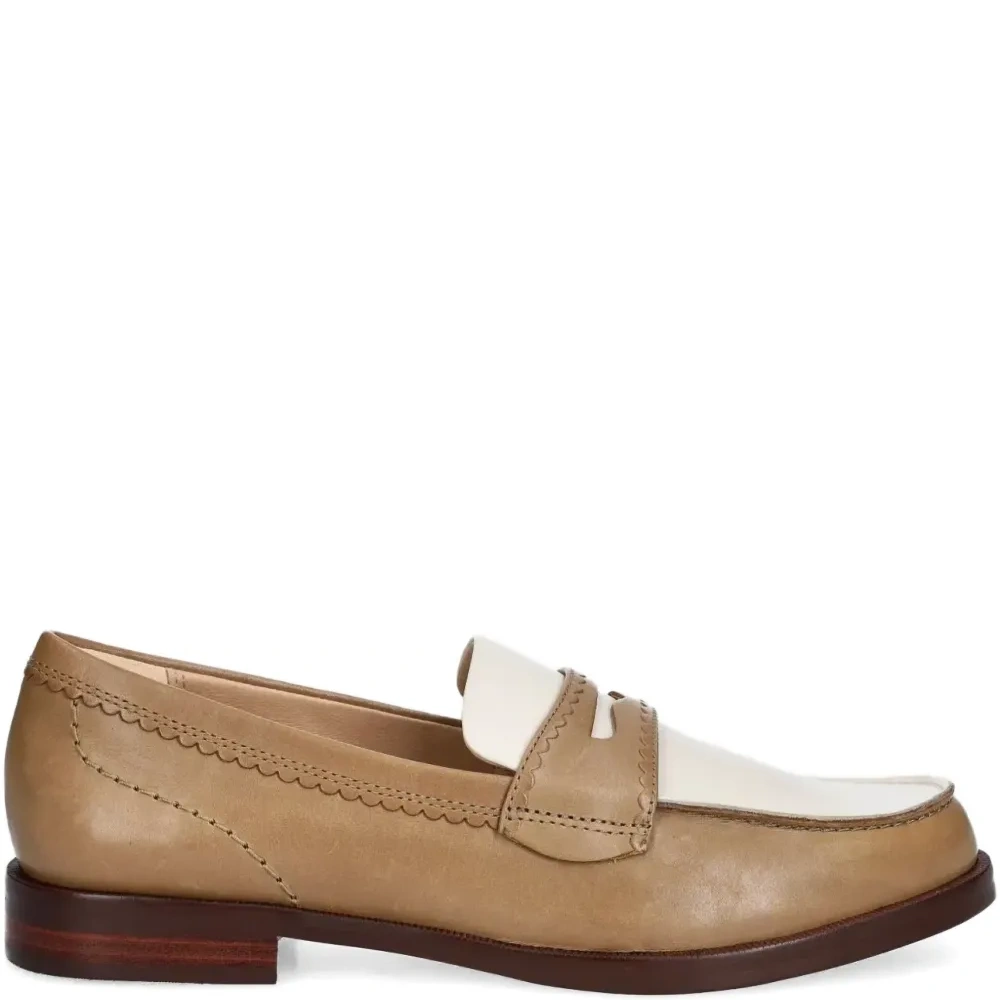 Лоферы в двух тонах