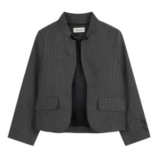 Пиджак в тонкую полоску