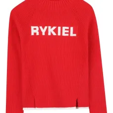 свитер в рубчик с логотипом