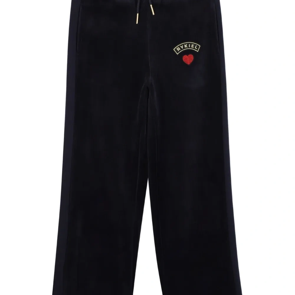 спортивные брюки с вышивкой