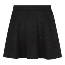 Расклешенная юбка со стразами