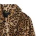 шуба из искусственного меха с леопардовым принтом
