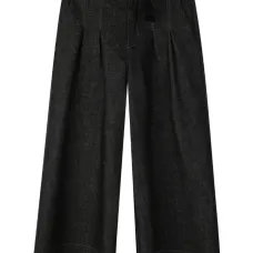 широкие брюки со складками