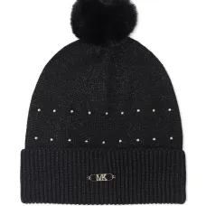 шапка бини с помпоном